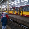 Wizyta uczniów podstawówki w zajezdni tramwajowej MPK- Łódź