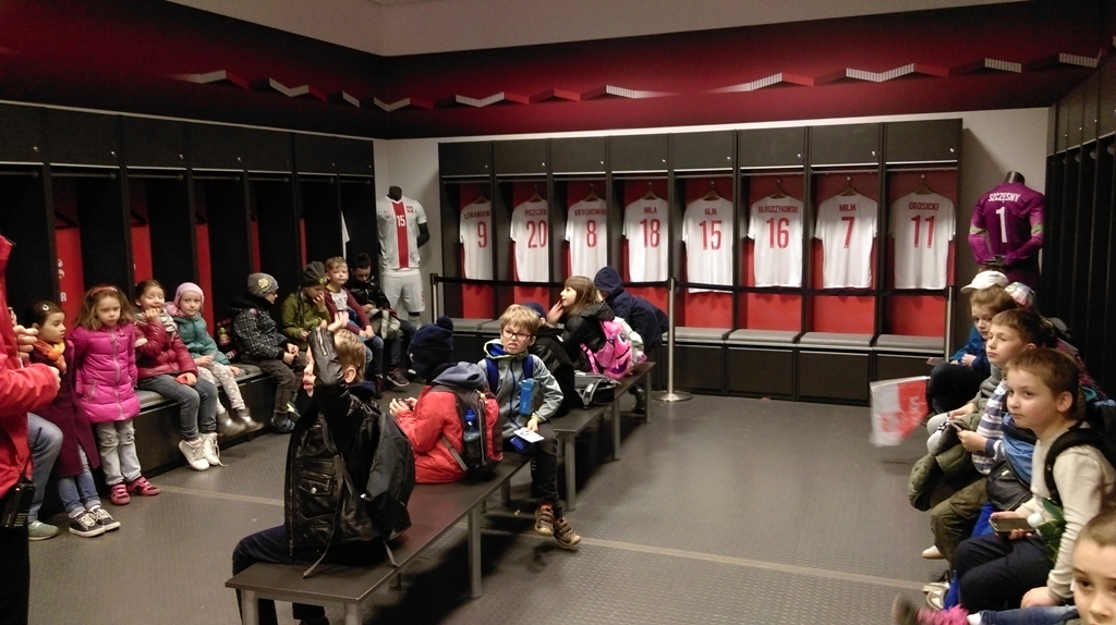 Wizyta uczniów na stadionie Widzewa Łódź