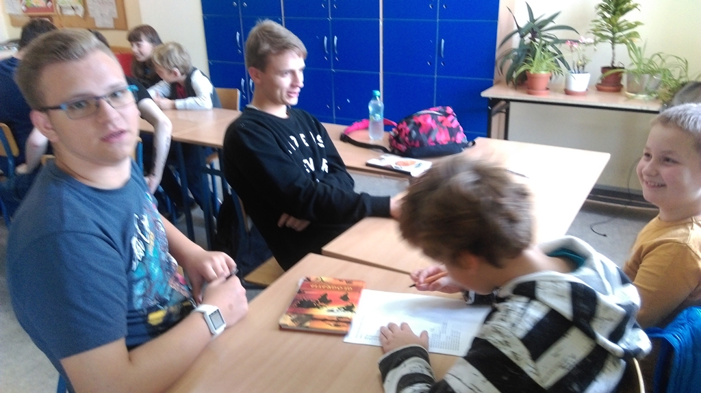 Lekcja przyrody i geografii w MSPEI w Łodzi
