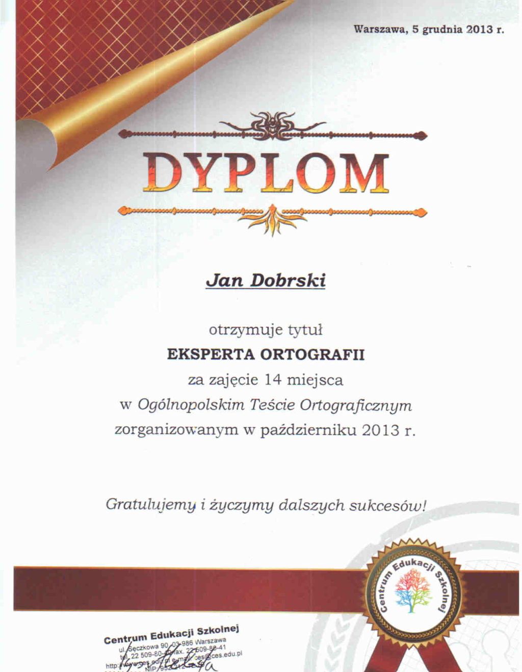 dyplom