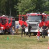 Uczniowie an pikniku strażackim podczas Family Day